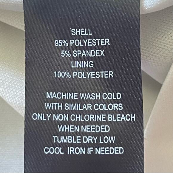 Jessica Howard blue white and black lined 3/4 sleeve shift midi dress sz 10 B12 - Picture 3 of 4